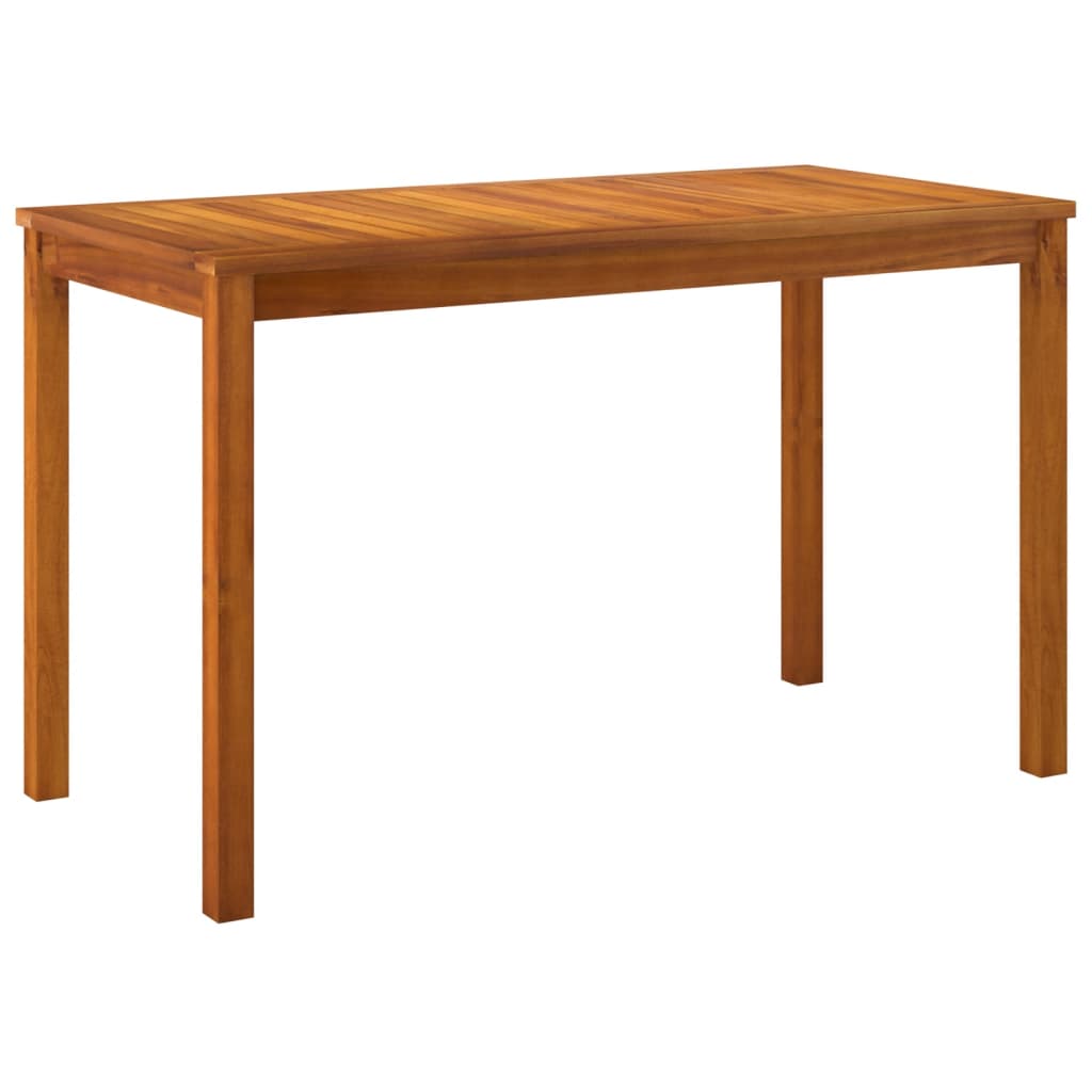 vidaXL Garden Table 110x55x67 cm Solid Wood Acacia - Brown