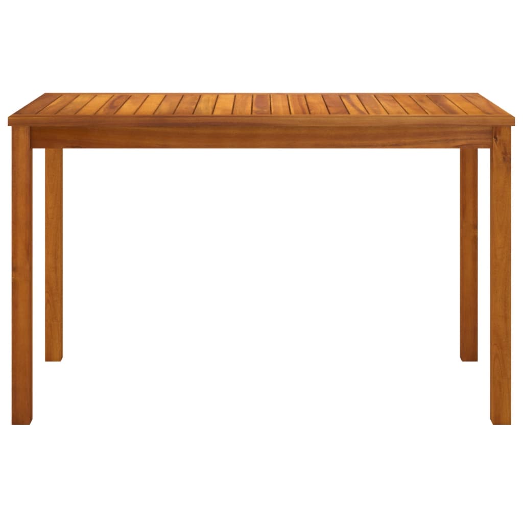 vidaXL Garden Table 110x55x67 cm Solid Wood Acacia - Brown