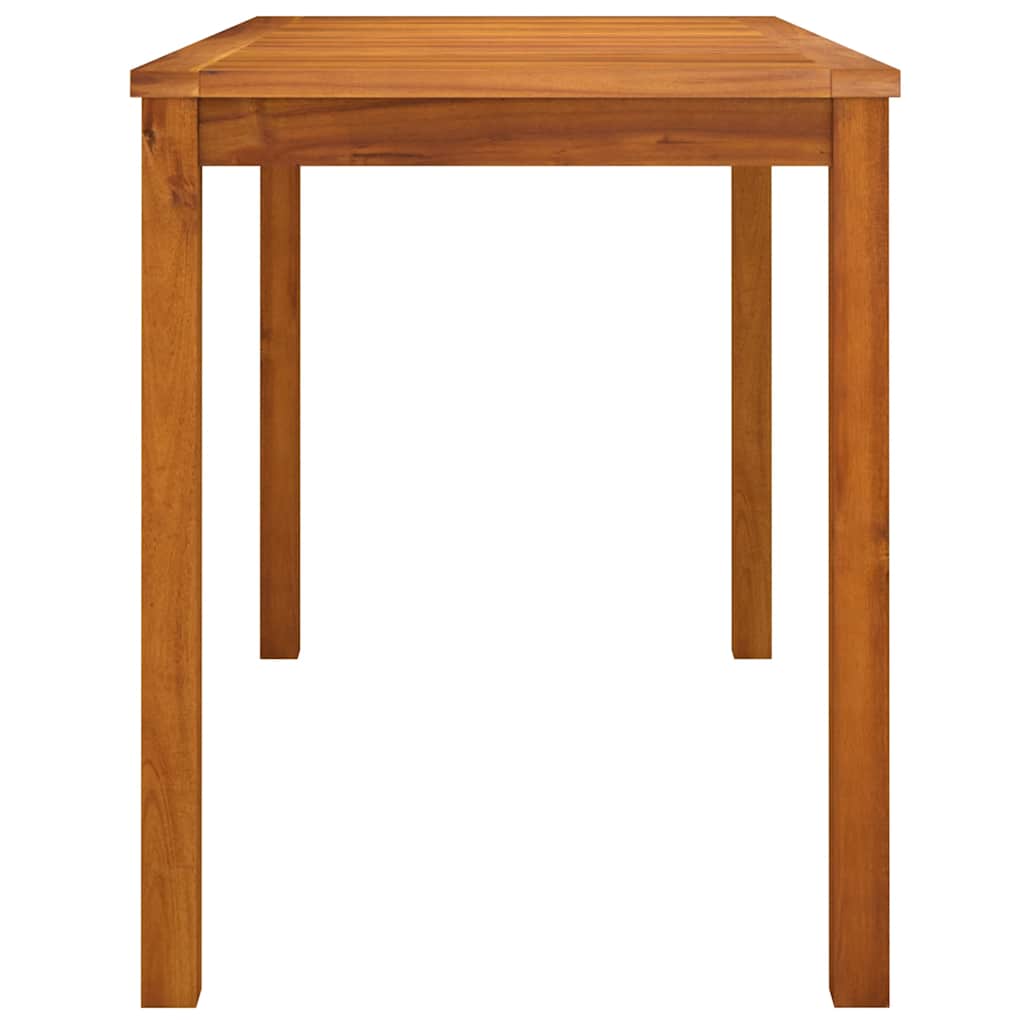 vidaXL Garden Table 110x55x67 cm Solid Wood Acacia - Brown