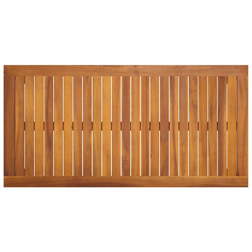vidaXL Garden Table 110x55x67 cm Solid Wood Acacia - Brown