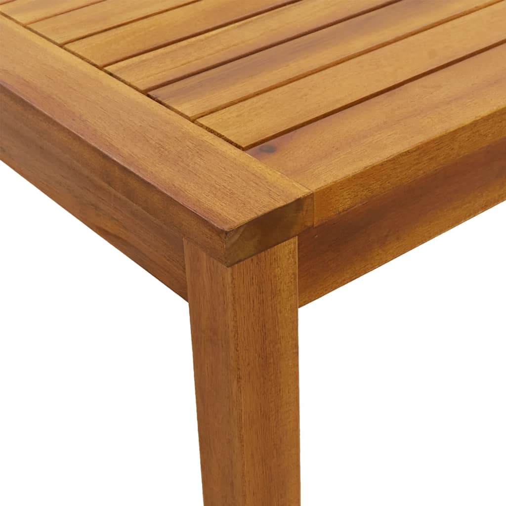 vidaXL Garden Table 110x55x67 cm Solid Wood Acacia - Brown