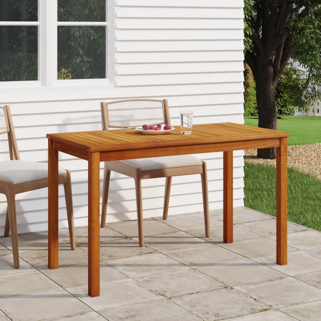 vidaXL Garden Table 110x55x67 cm Solid Wood Acacia - Brown