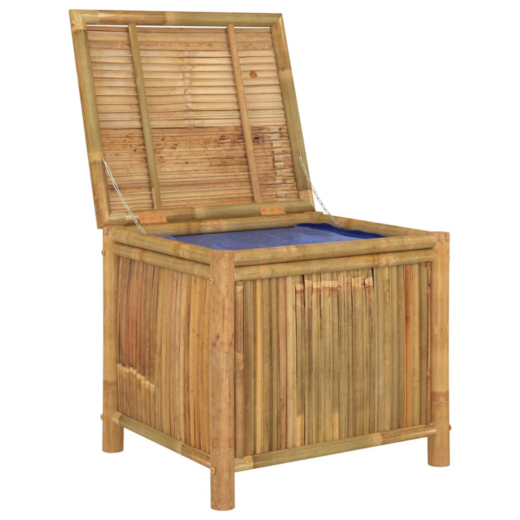 vidaXL Garden Storage Box 60x52x55cm Bamboo - Brown - 60 x 52 x 55 cm