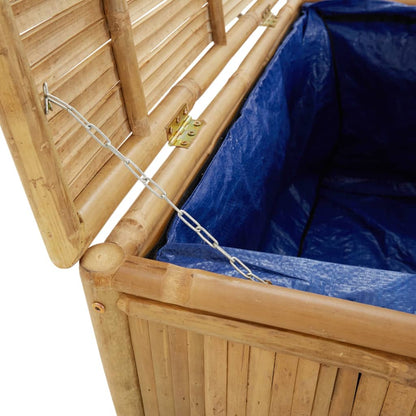 vidaXL Garden Storage Box 60x52x55cm Bamboo - Brown - 60 x 52 x 55 cm