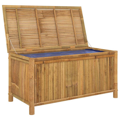 vidaXL Garden Storage Box 110x52x55cm Bamboo - Brown - 110 x 52 x 55 cm