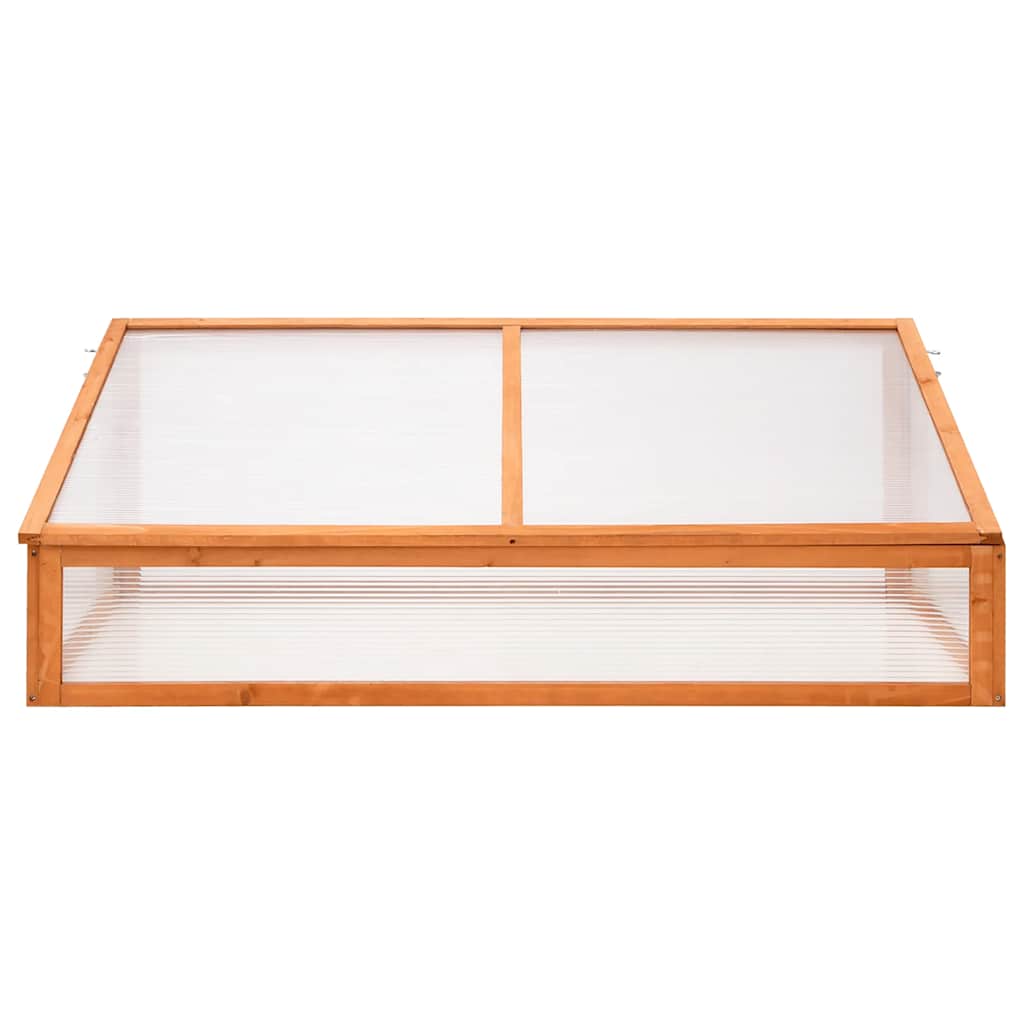 vidaXL Greenhouse Orange 110x56x39 cm Fir Wood