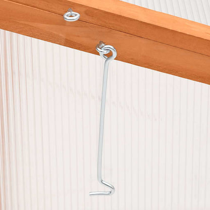 vidaXL Greenhouse Orange 110x56x39 cm Fir Wood