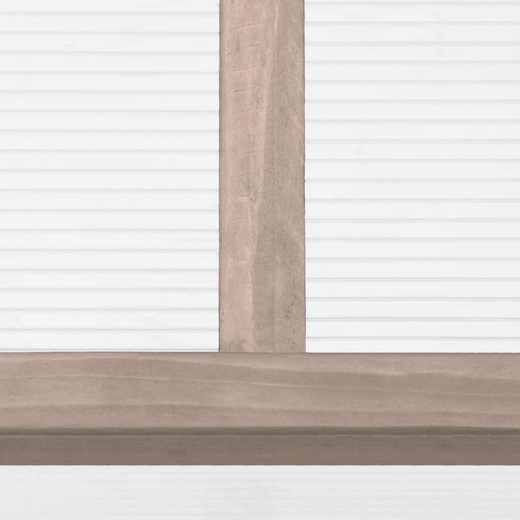 vidaXL Greenhouse Grey 110x56x39 cm Fir Wood