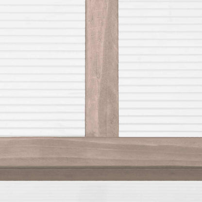 vidaXL Greenhouse Grey 110x56x39 cm Fir Wood
