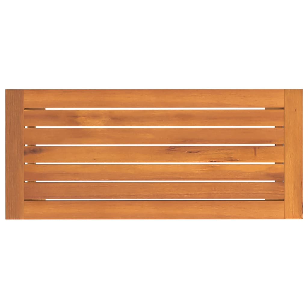 vidaXL Garden Bench 80x35x45 cm Solid Wood Acacia - Brown