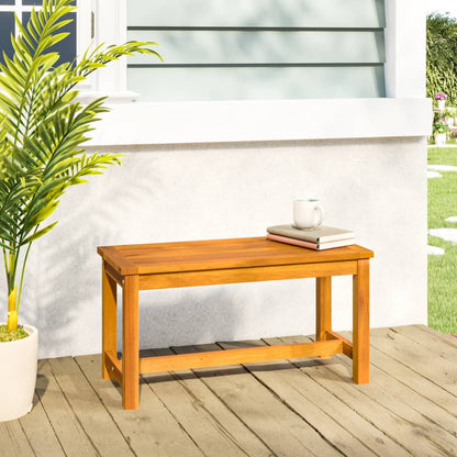 vidaXL Garden Bench 80x35x45 cm Solid Wood Acacia - Brown