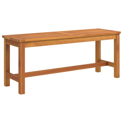 vidaXL Garden Bench 110x35x45 cm Solid Wood Acacia - Brown