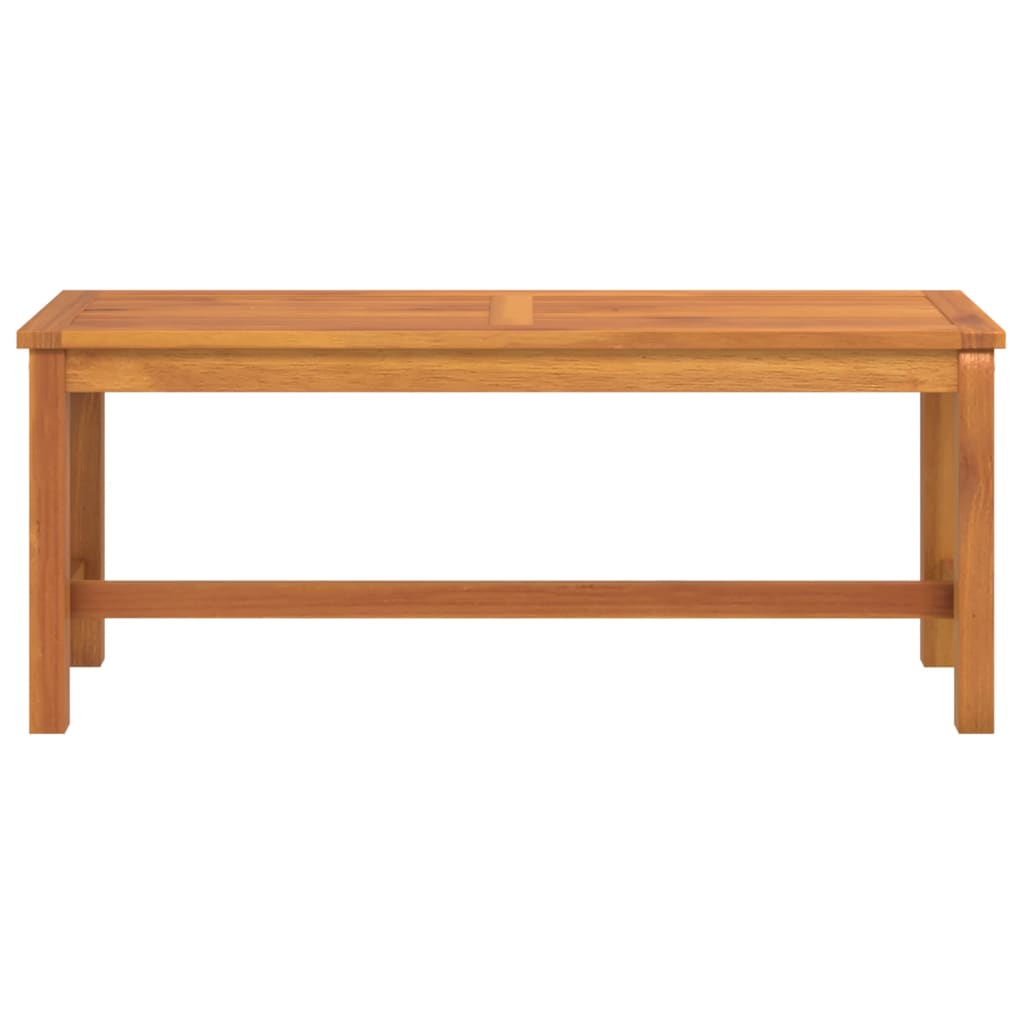 vidaXL Garden Bench 110x35x45 cm Solid Wood Acacia - Brown