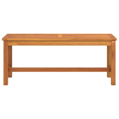 vidaXL Garden Bench 110x35x45 cm Solid Wood Acacia - Brown