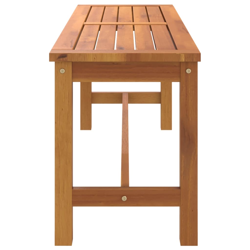 vidaXL Garden Bench 110x35x45 cm Solid Wood Acacia - Brown
