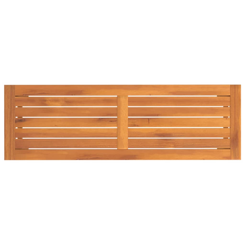 vidaXL Garden Bench 110x35x45 cm Solid Wood Acacia - Brown