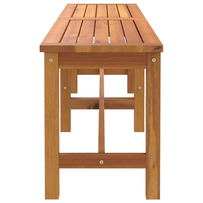 vidaXL Garden Bench 150x35x45 cm Solid Wood Acacia - Brown