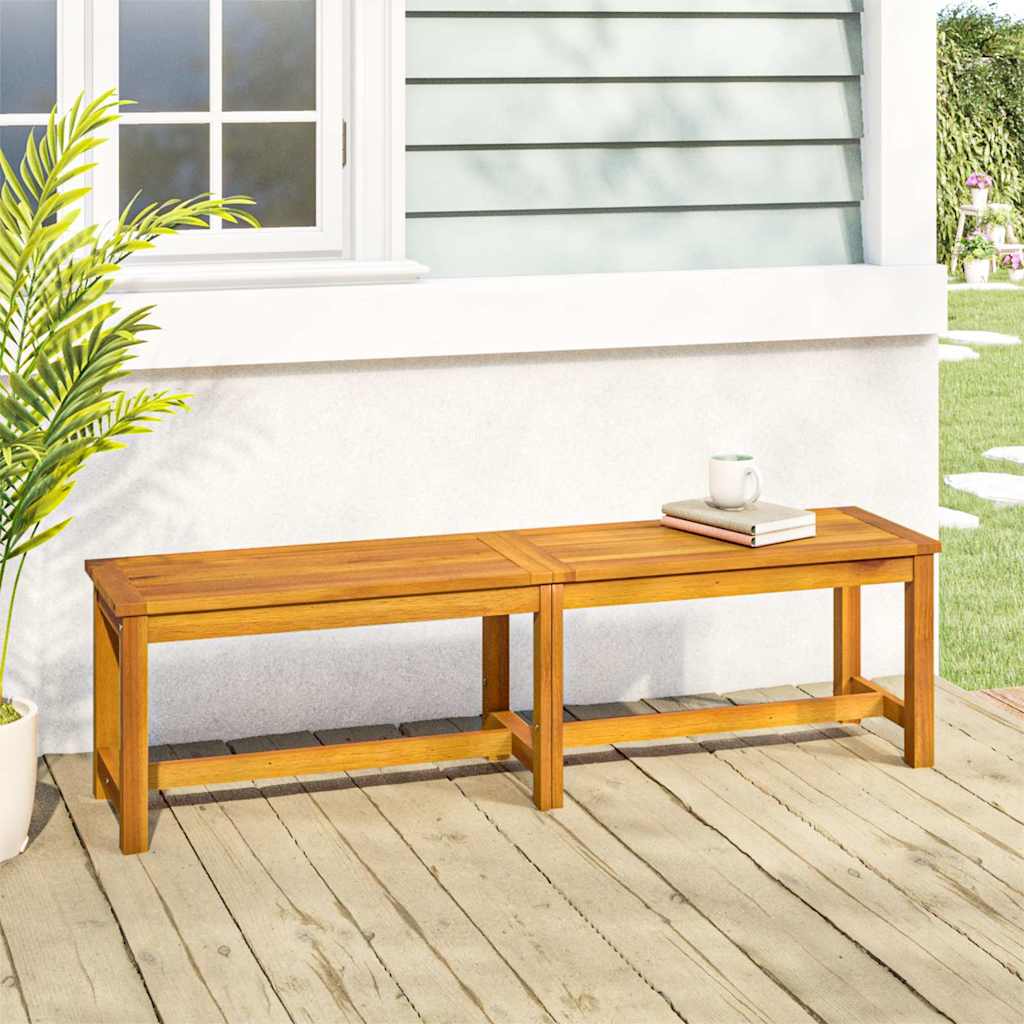 vidaXL Garden Bench 150x35x45 cm Solid Wood Acacia - Brown
