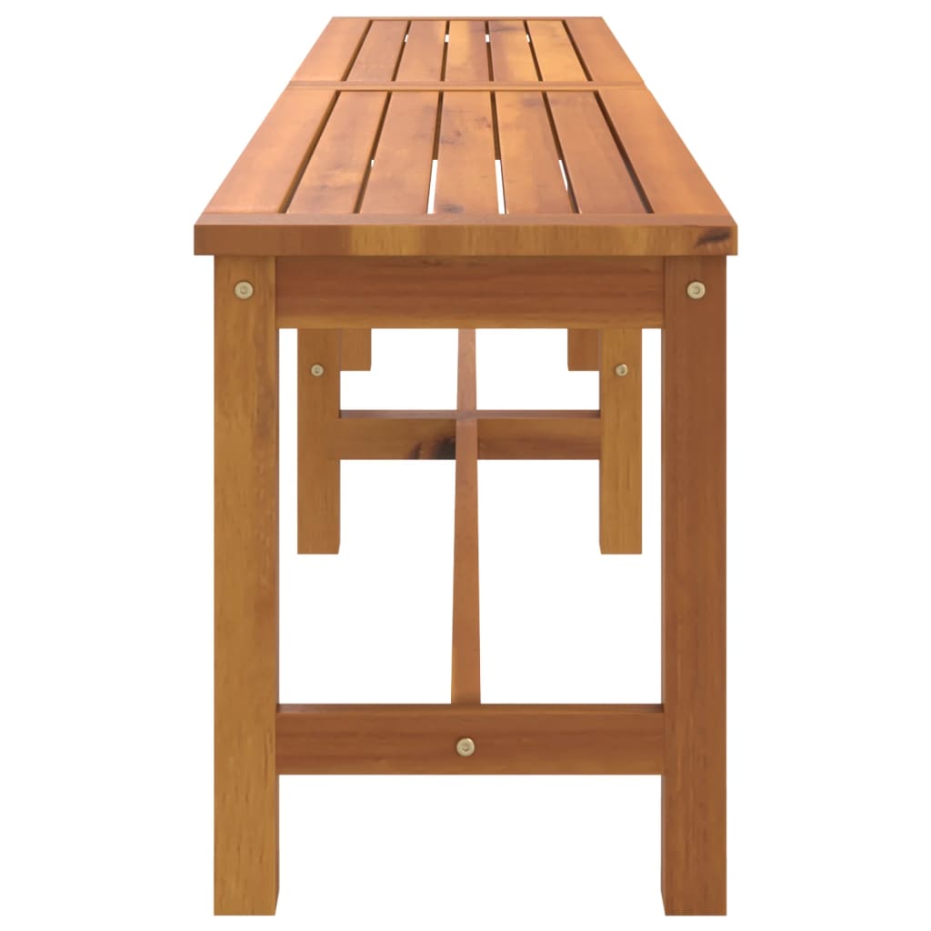 vidaXL Garden Bench 180x35x45 cm Solid Wood Acacia - Brown