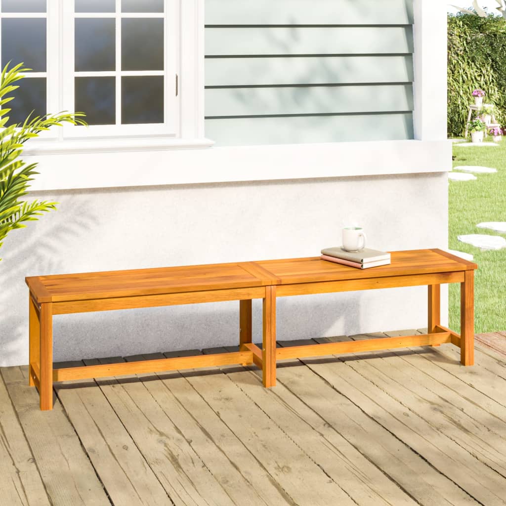 vidaXL Garden Bench 180x35x45 cm Solid Wood Acacia - Brown