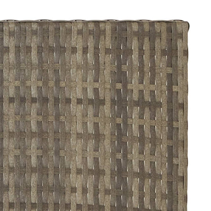 vidaXL Folding Table Grey 45x35x32 cm Poly Rattan