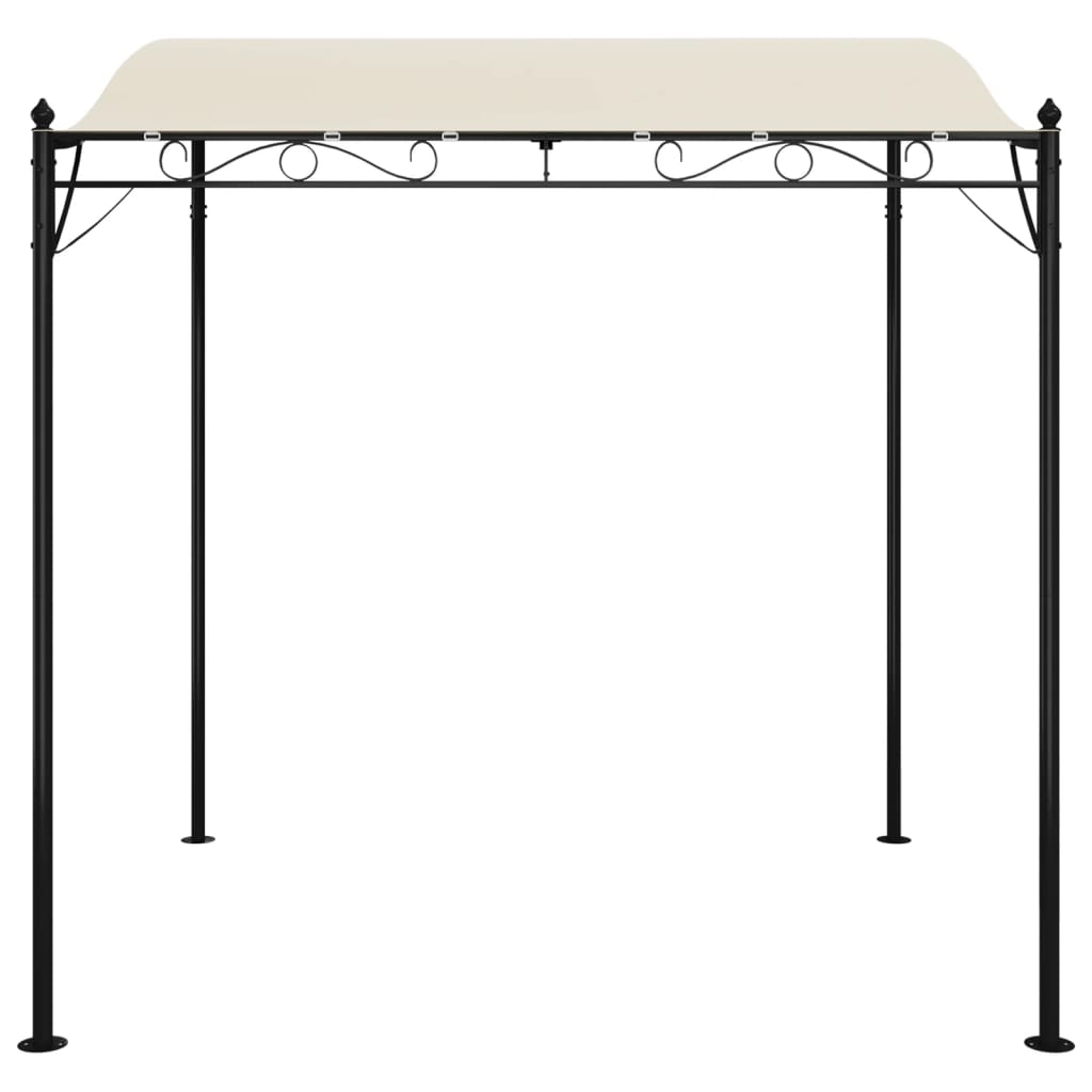 vidaXL Canopy Cream 2x2.3 m 180 g/m² Fabric and Steel