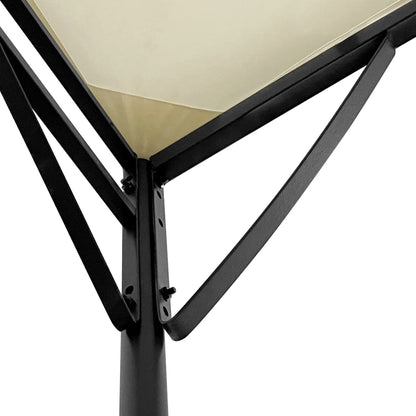 vidaXL Canopy Cream 2x2.3 m 180 g/m² Fabric and Steel