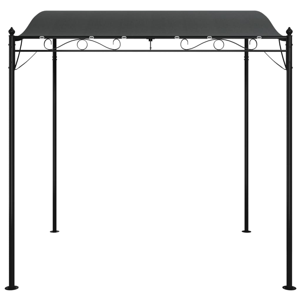 vidaXL Canopy Anthracite 2x2.3 m 180 g/m² Fabric and Steel