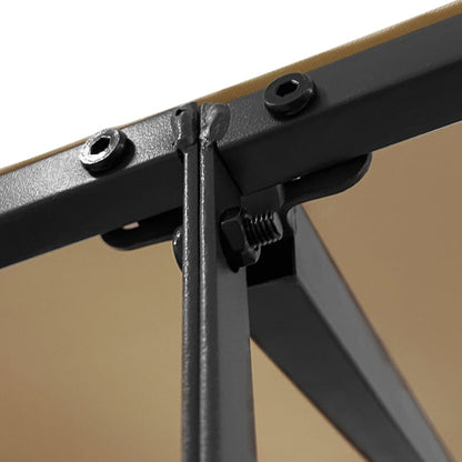 vidaXL Canopy Taupe 2x2.3 m 180 g/m² Fabric and Steel