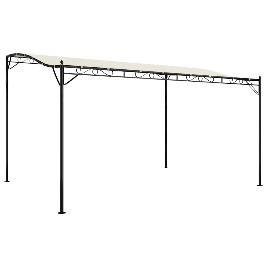 vidaXL Canopy Cream 4x3 m 180 g/m² Fabric and Steel