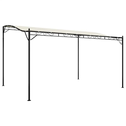 vidaXL Canopy Cream 4x3 m 180 g/m² Fabric and Steel
