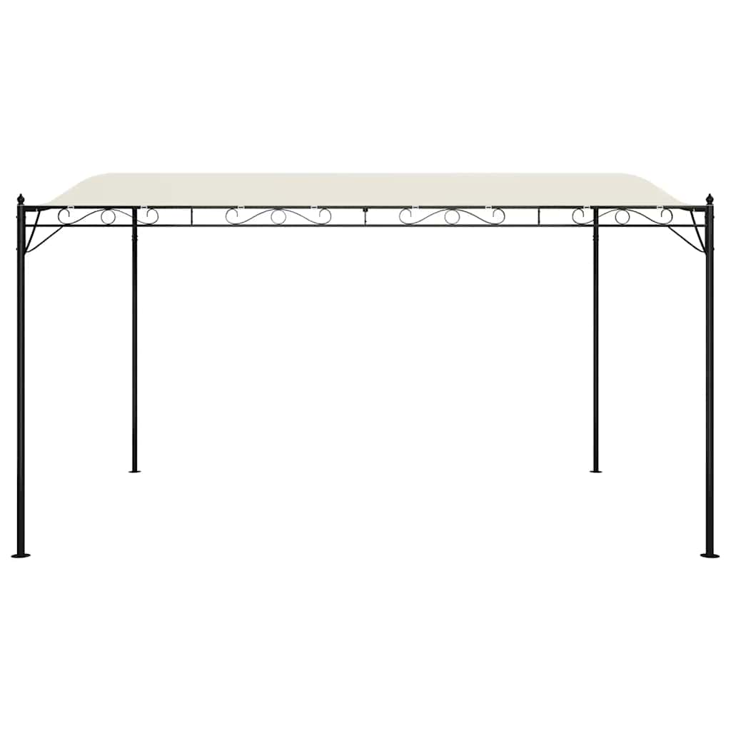 vidaXL Canopy Cream 4x3 m 180 g/m² Fabric and Steel