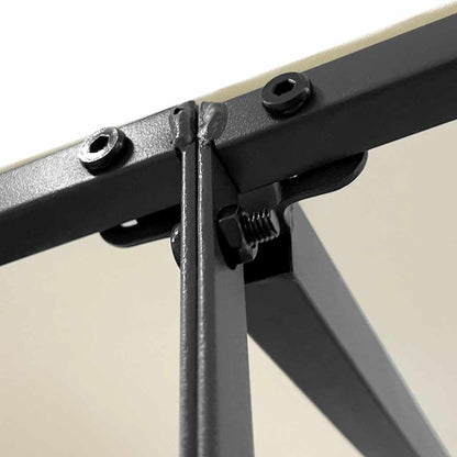 vidaXL Canopy Cream 4x3 m 180 g/m² Fabric and Steel