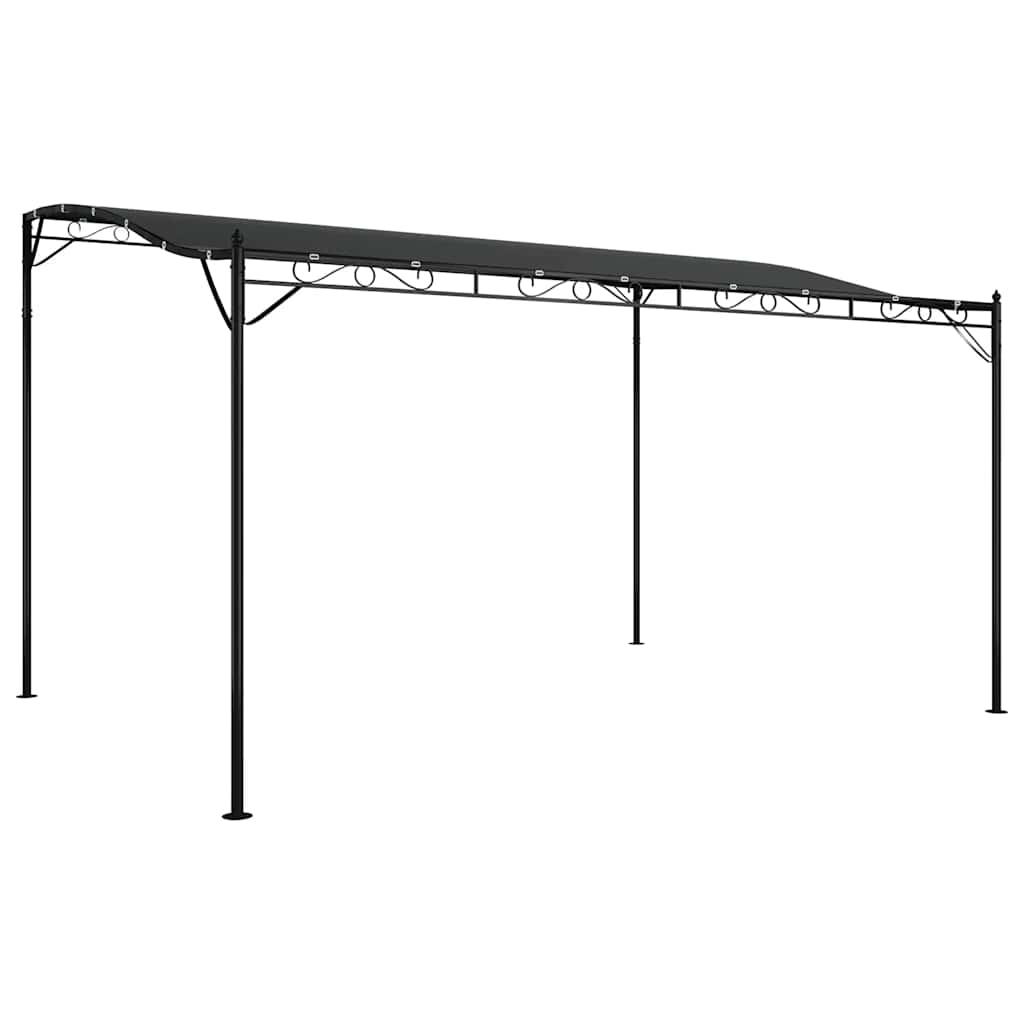 vidaXL Canopy Anthracite 4x3 m 180 g/m² Fabric and Steel