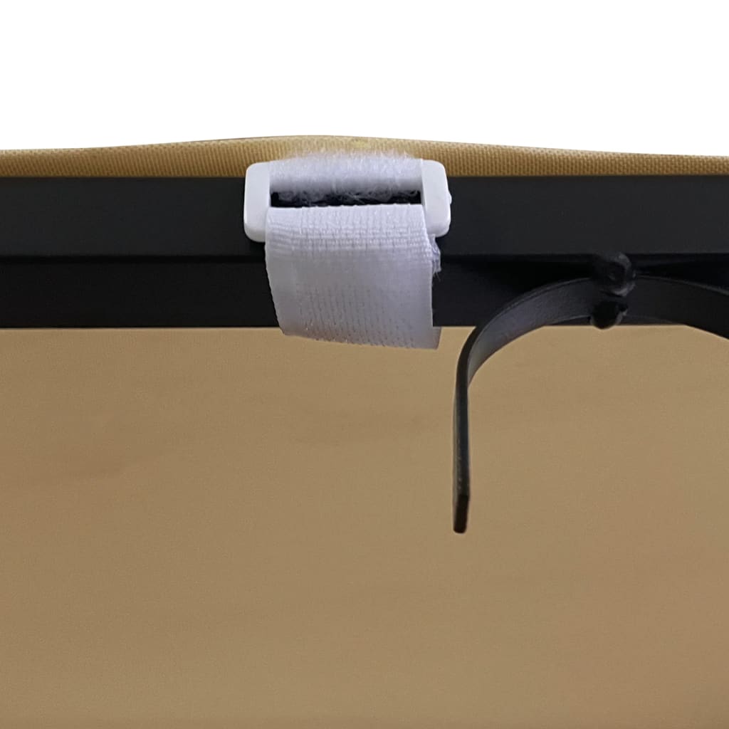 vidaXL Canopy Taupe 4x3 m 180 g/m² Fabric and Steel