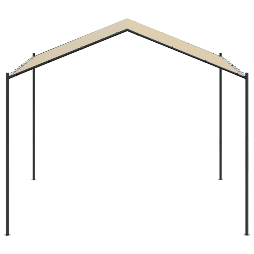 vidaXL Canopy Tent Beige 3x3 m Steel and Fabric