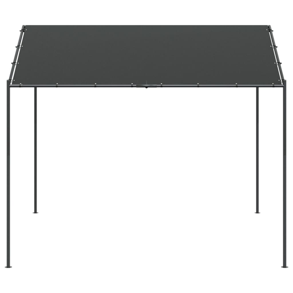 vidaXL Canopy Tent Anthracite 4x4 m Steel and Fabric