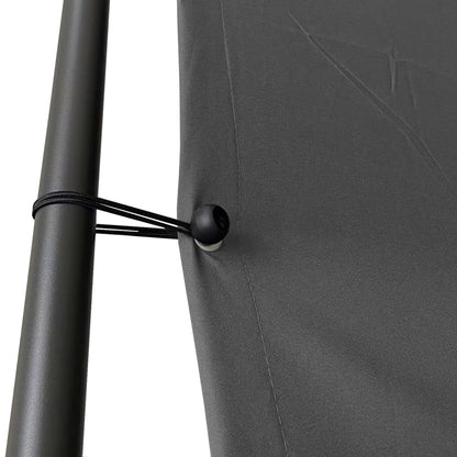 vidaXL Gazebo Anthracite 3x3 m 180 g/m² Fabric and Steel