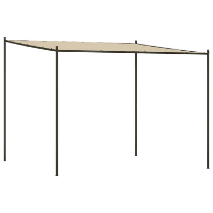 vidaXL Gazebo Beige 3x3 m 180 g/m² Fabric and Steel