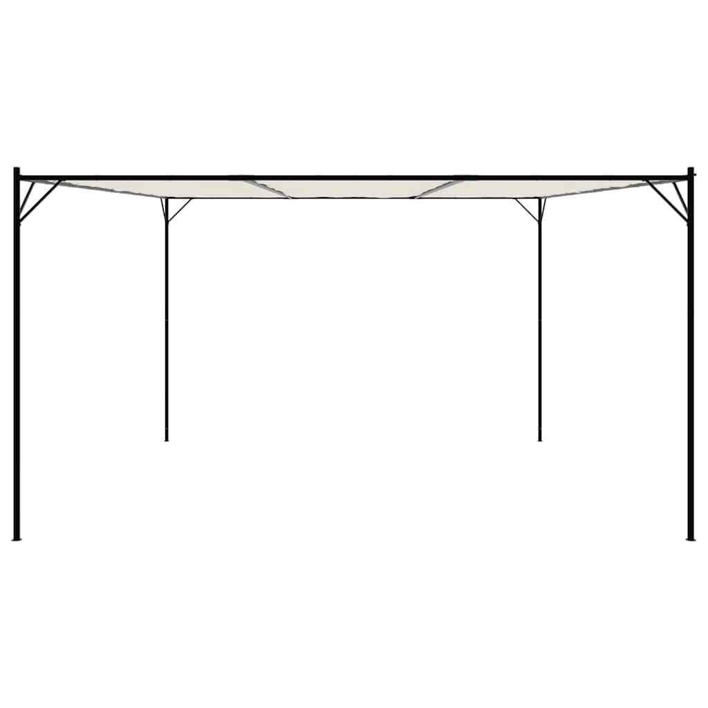 vidaXL Gazebo White 4x4 m 180 g/m² Fabric and Steel