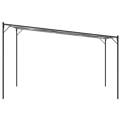 vidaXL Gazebo White 4x4 m 180 g/m² Fabric and Steel