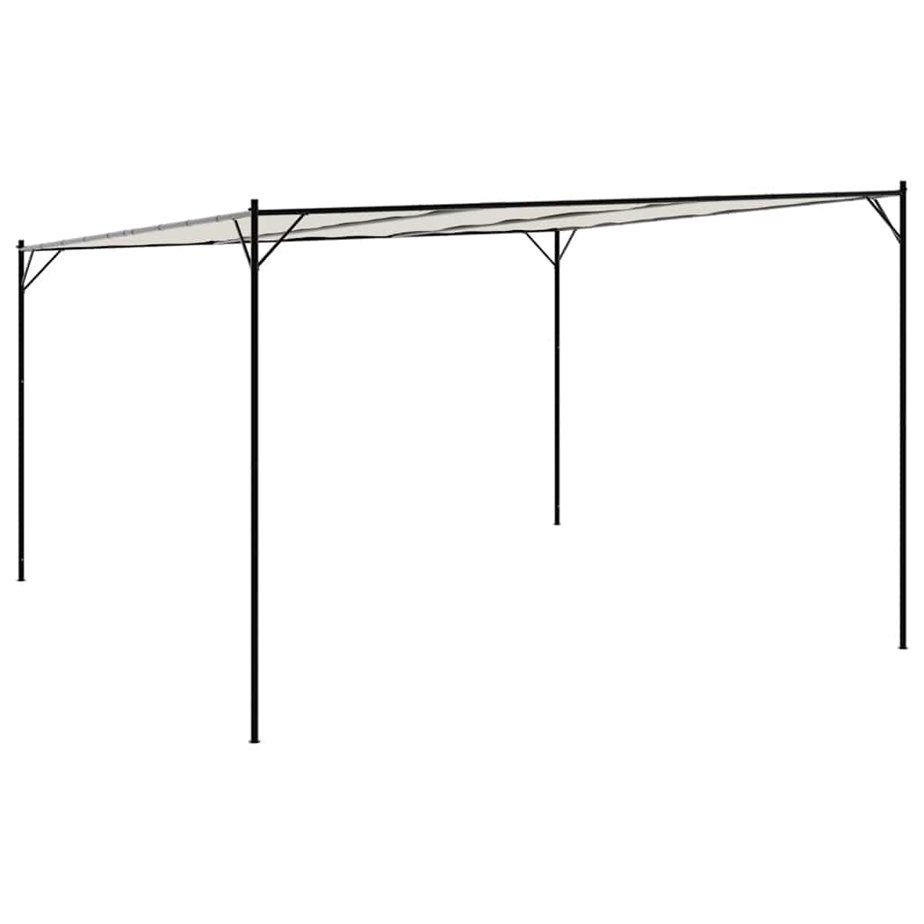 vidaXL Gazebo White 4x4 m 180 g/m² Fabric and Steel