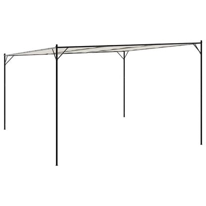 vidaXL Gazebo White 4x4 m 180 g/m² Fabric and Steel