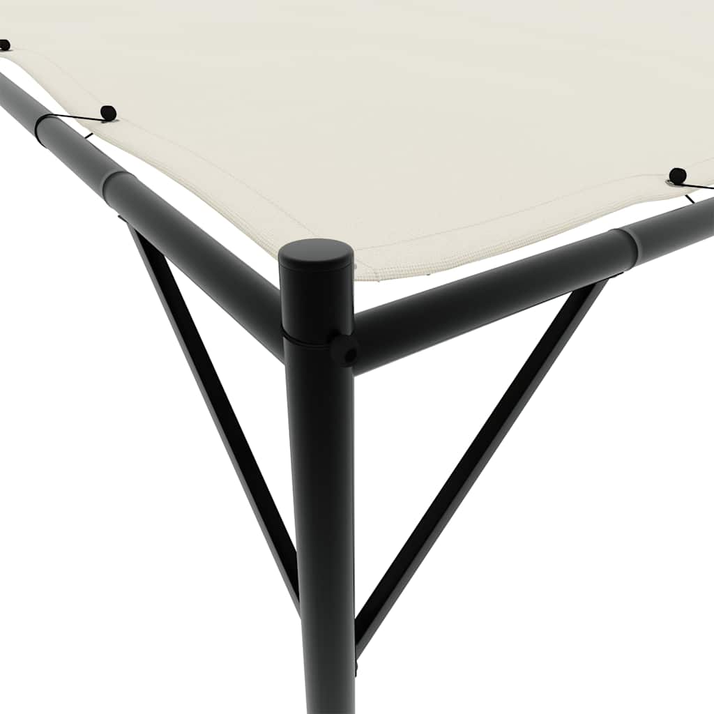 vidaXL Gazebo White 4x4 m 180 g/m² Fabric and Steel