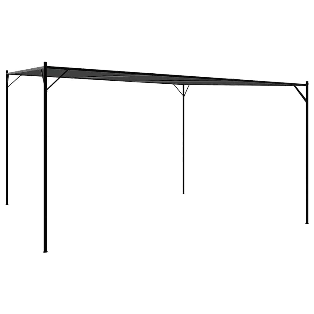 vidaXL Gazebo Anthracite 4x4 m 180 g/m² Fabric and Steel
