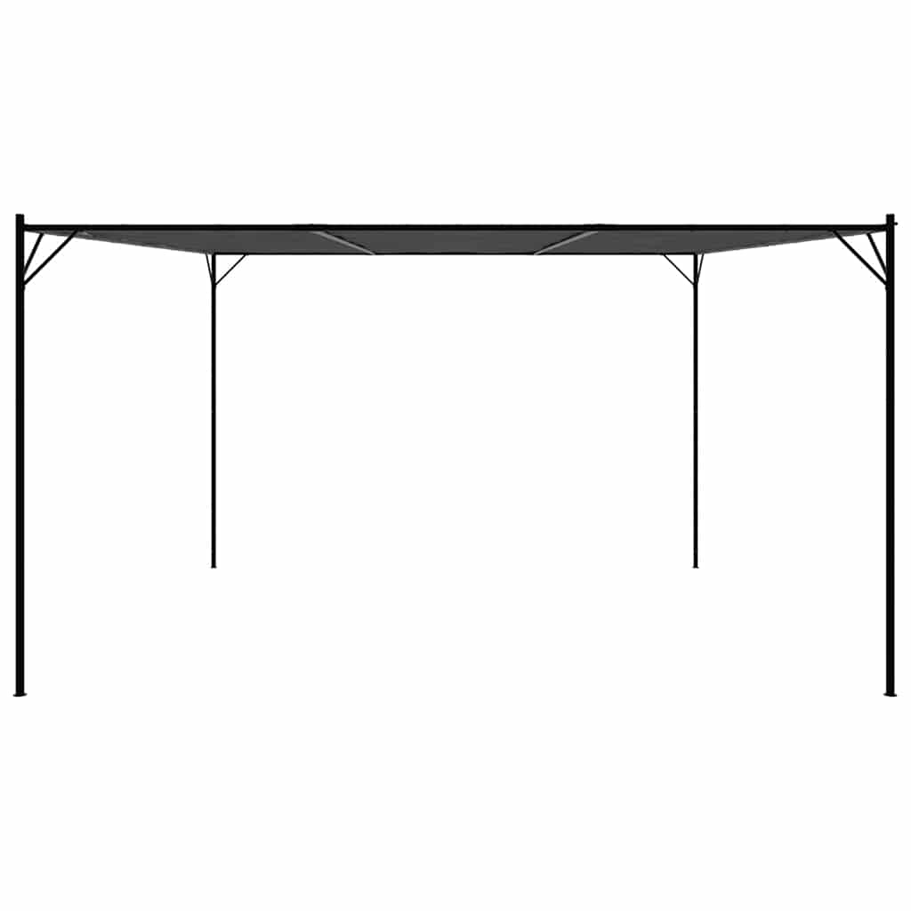 vidaXL Gazebo Anthracite 4x4 m 180 g/m² Fabric and Steel