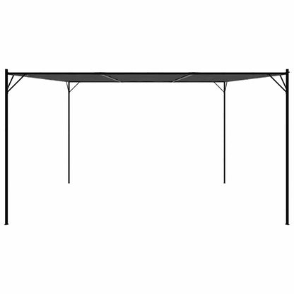 vidaXL Gazebo Anthracite 4x4 m 180 g/m² Fabric and Steel