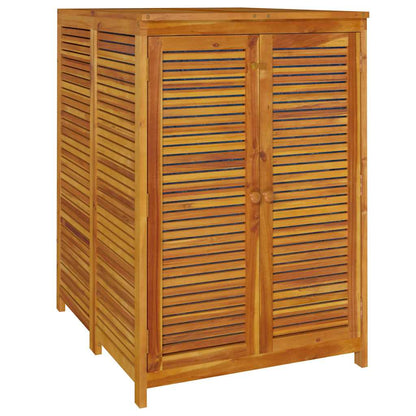 vidaXL Garden Storage Box 70x87x104 cm Solid Wood Acacia - Brown