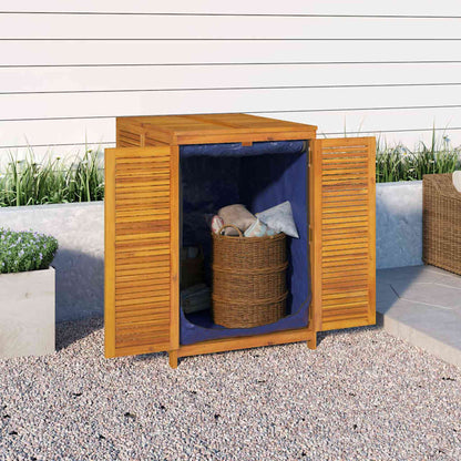 vidaXL Garden Storage Box 70x87x104 cm Solid Wood Acacia - Brown