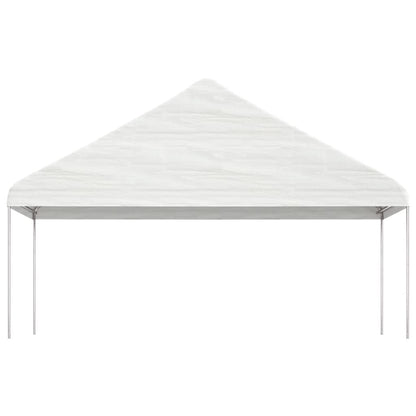 vidaXL Gazebo with Roof White 5.88x2.23x3.75 m Polyethylene